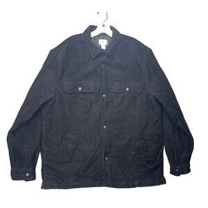 H&M Black Corduroy Jacket Men’s Sz L